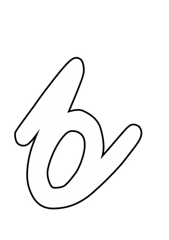 Письменные буквы для вырезания