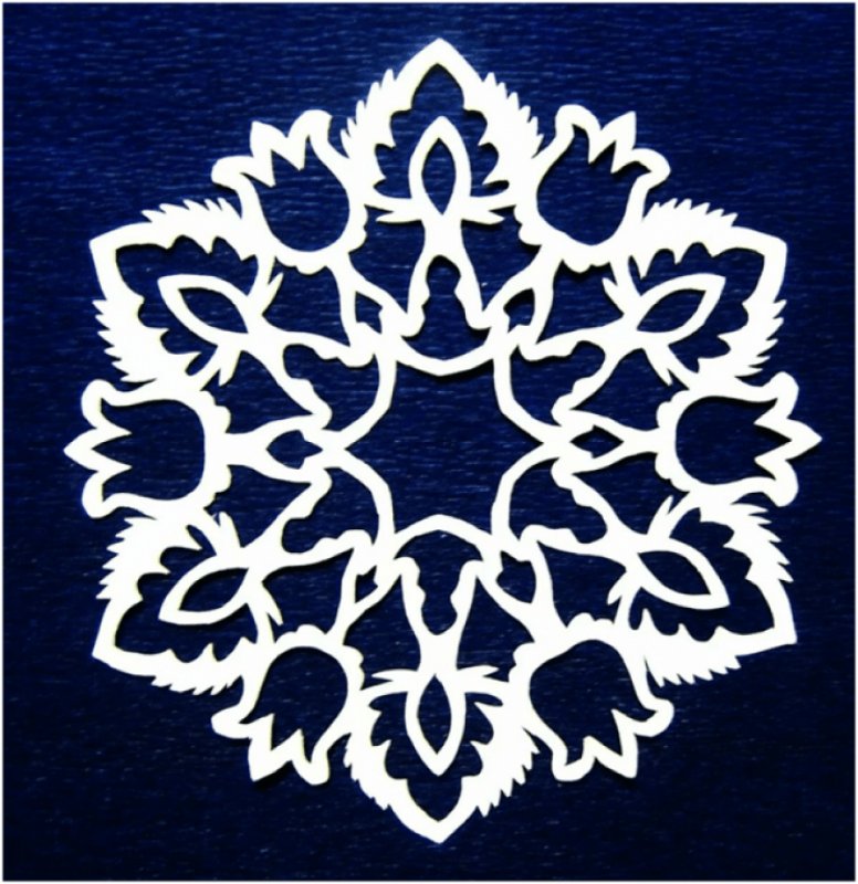 Красивые снежинки