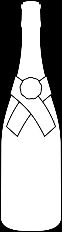 Бутылка шампанского