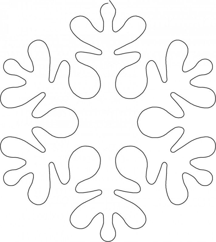 Снежинки шаблоны для вырезания