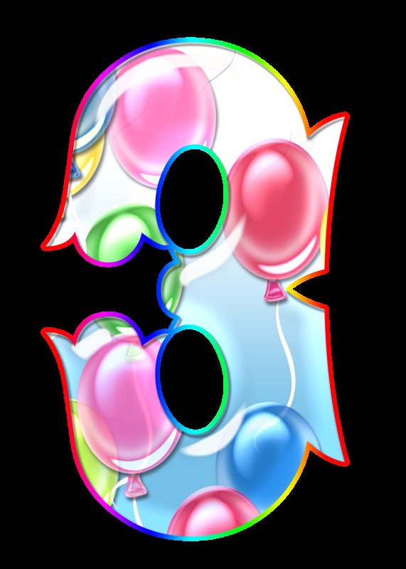 Буквы с воздушными шарами