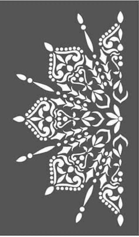 Точечный узор трафарет