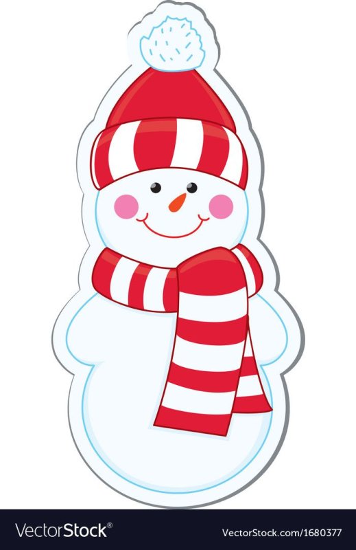 Снеговики на окна трафареты цветные