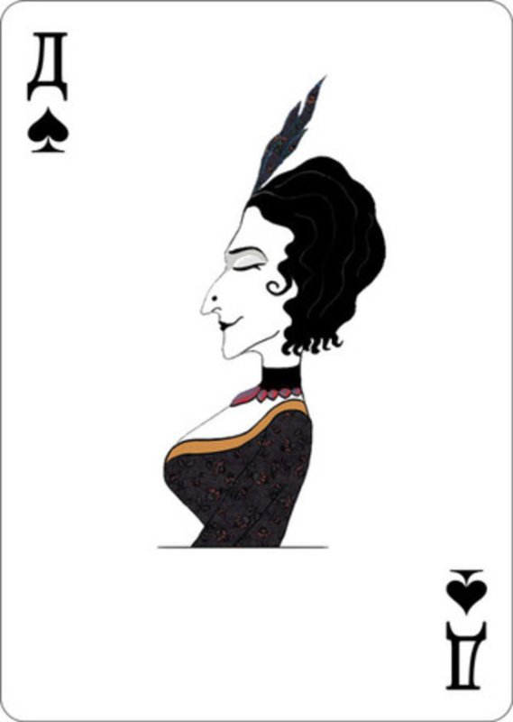 Пиковая дама карта