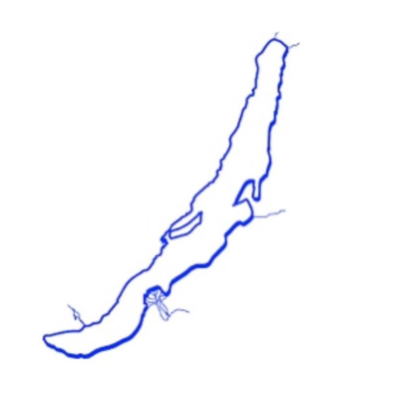 Байкал рисунок контур