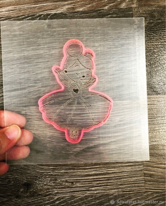 Вырубка для пряников балерина