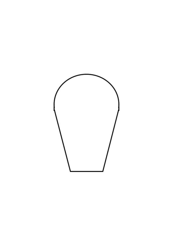 Лепесток ромашки раскраска