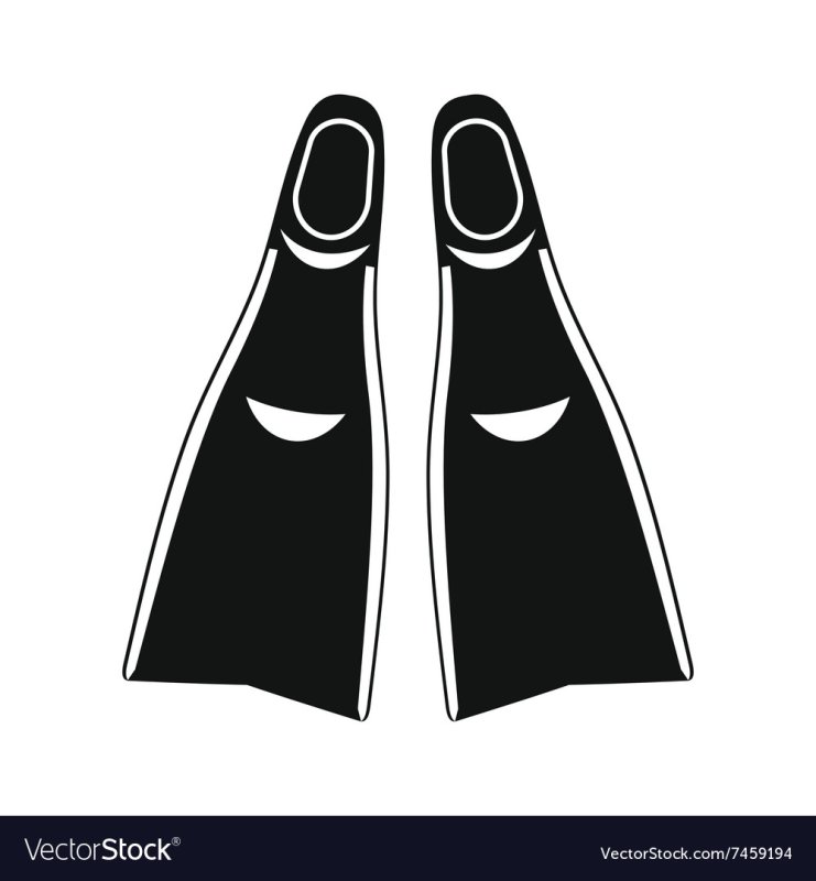 Силуэт ласты