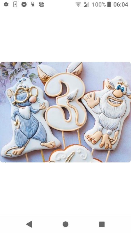 Декор торта Буба