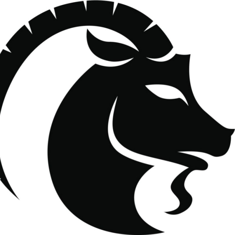 Козерог трафарет