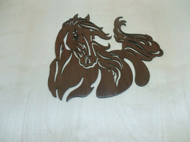 Панно лошадь из фанеры