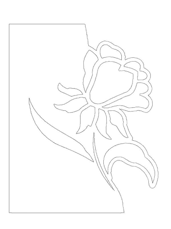 Открытка вытынанка