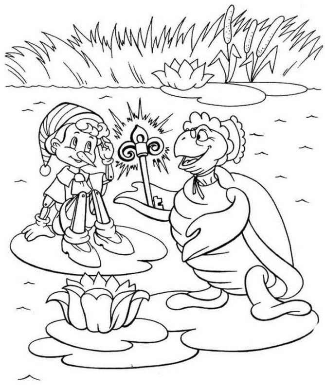 Буратино и черепаха Тортилла