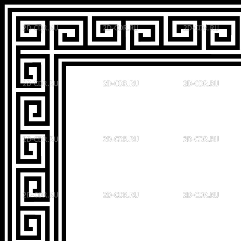 Меандр Византийский орнамент