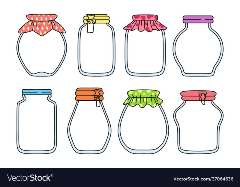 Трафарет банки для рисования