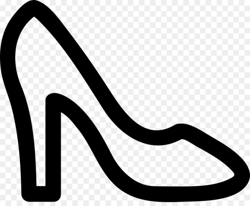 Трафарет туфельки