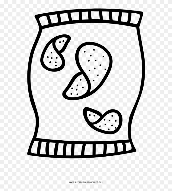 Раскраска чипсы