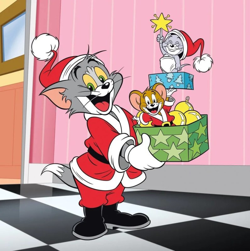 Новогодние персонажи из мультфильмов