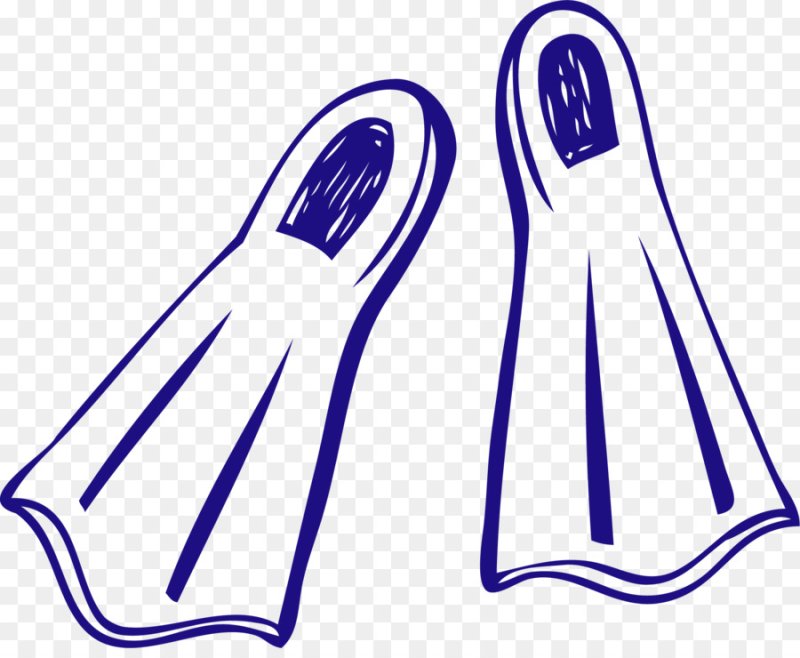 Ласты нарисовать