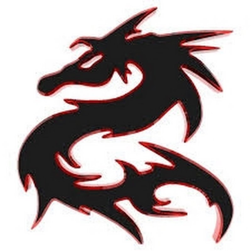 Дракон трафарет для рисования