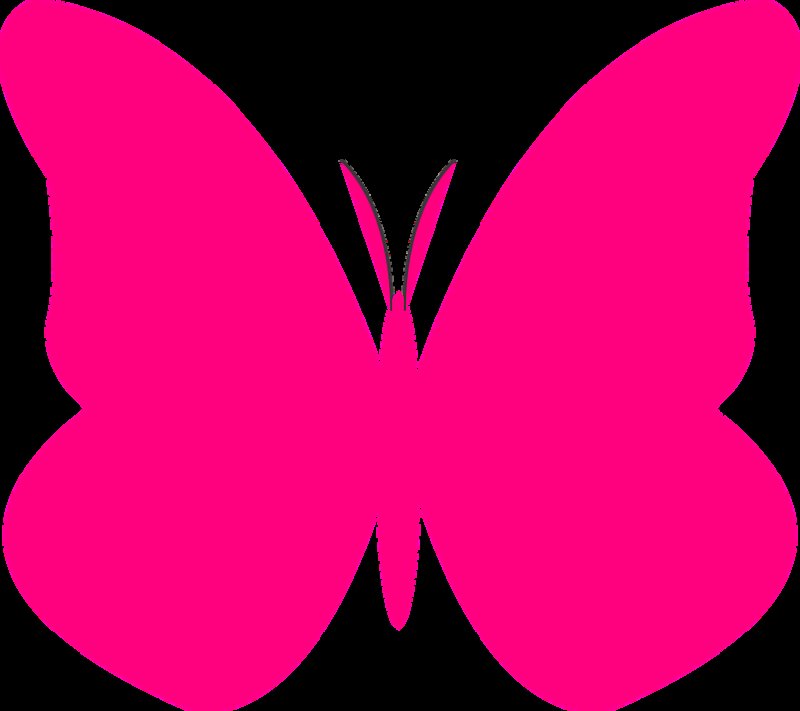 Шаблон бабочки