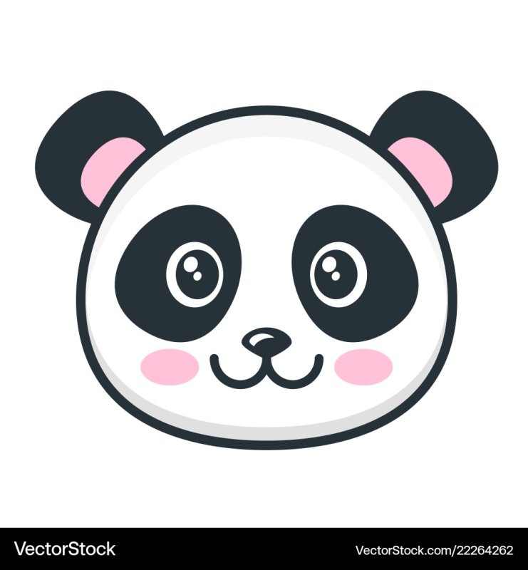 Лицо панды