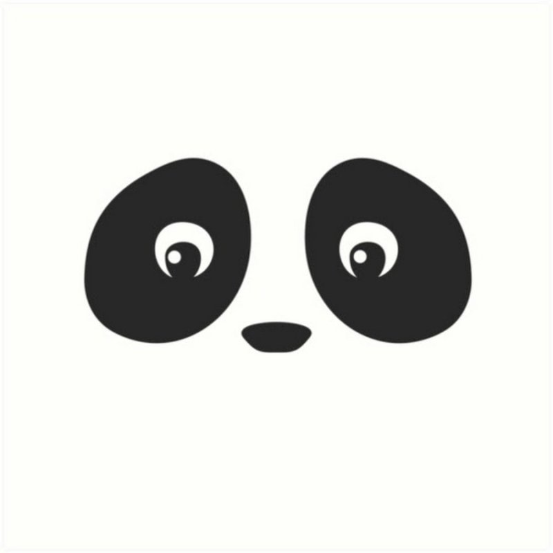 Глазки для поделок черно белые