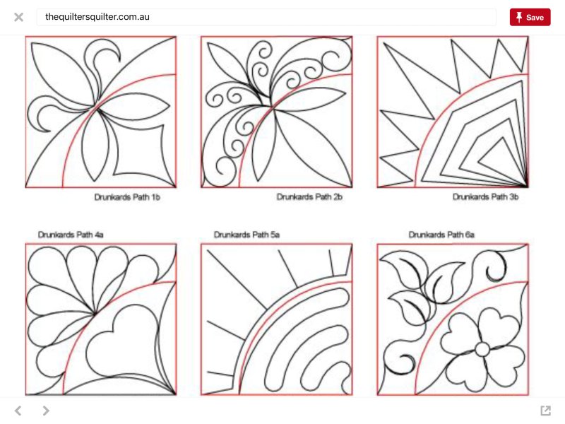 Схема Стежки для квилта