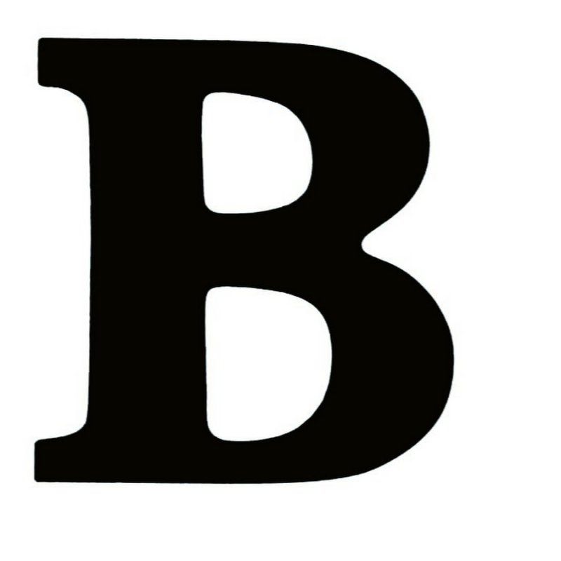 Буквы черные