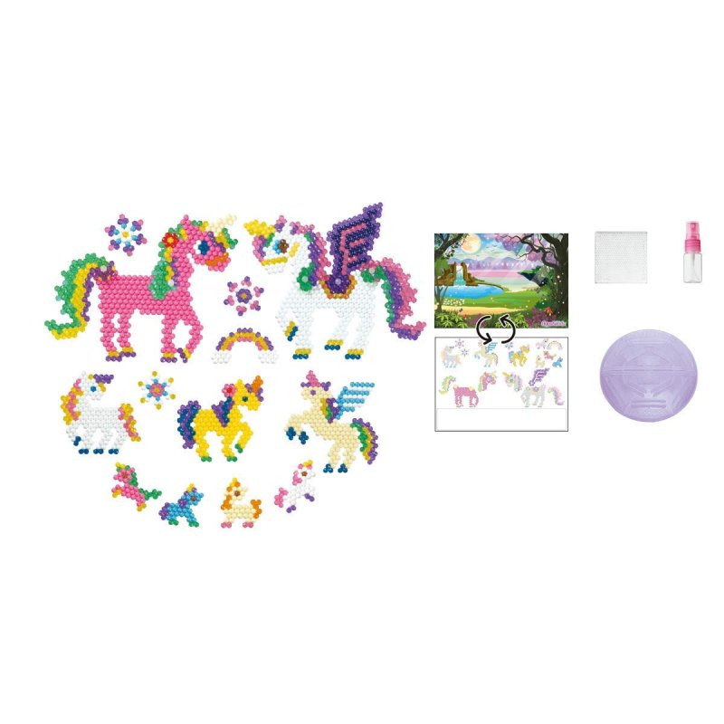 Аква Бидс схема Единорог