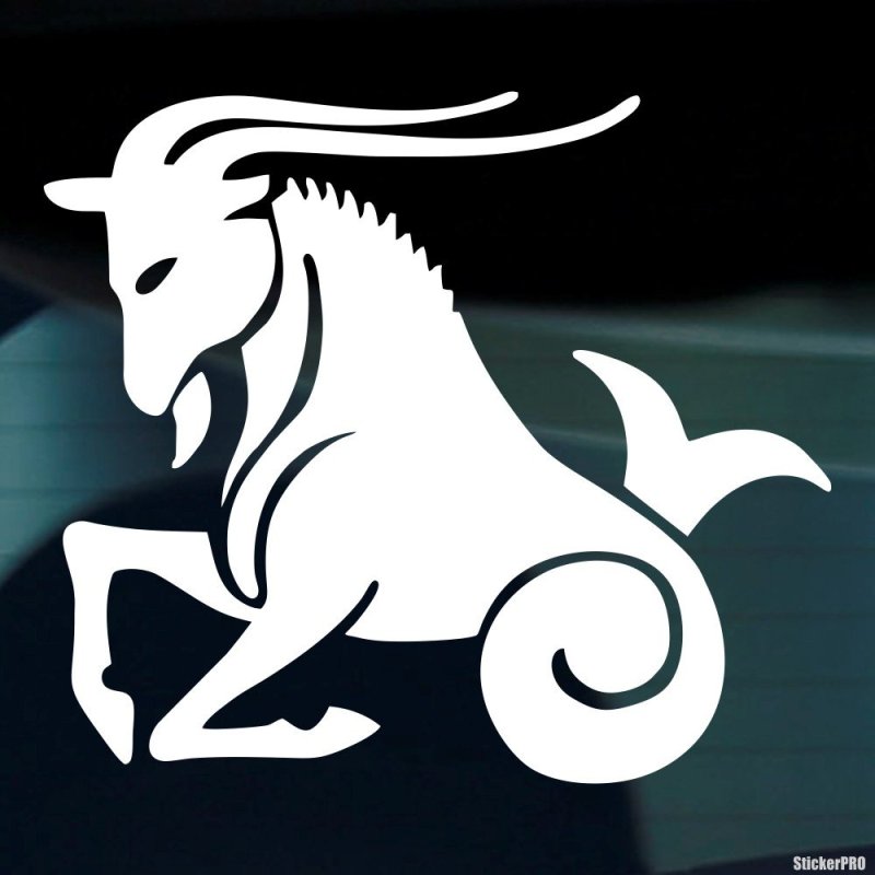 Козерог трафарет