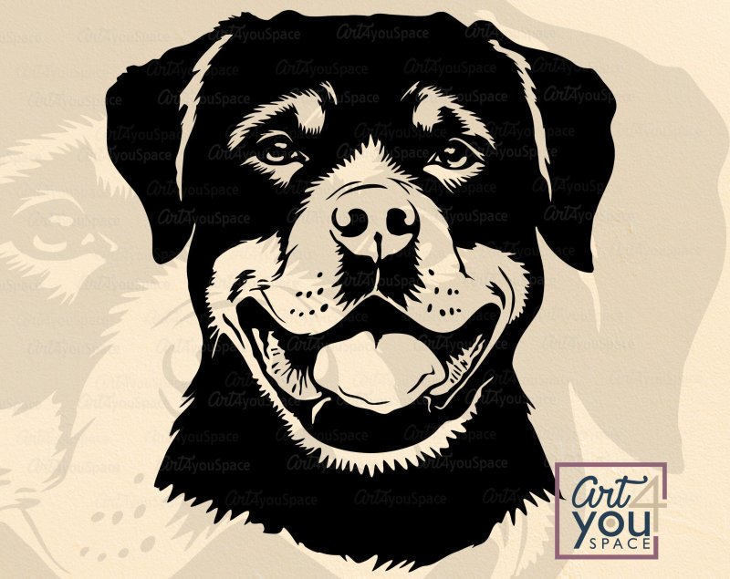 Ротвейлер контур