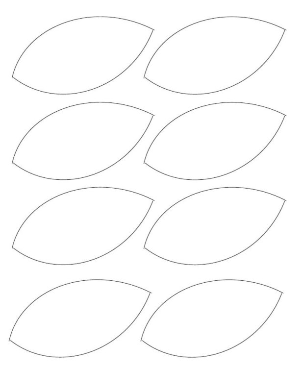 Овальный лепесток