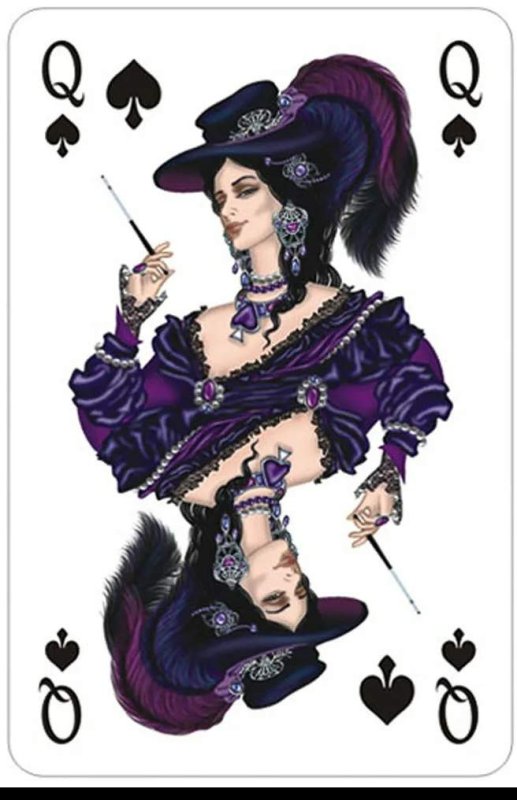 Карты игральные дама