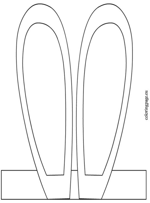 Макет заячьих ушей