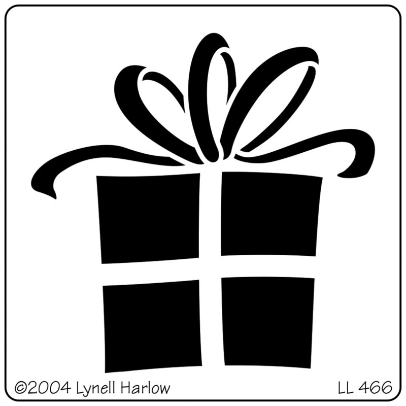 Трафареты на окна подарки