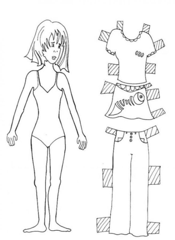 Кукла для одевания