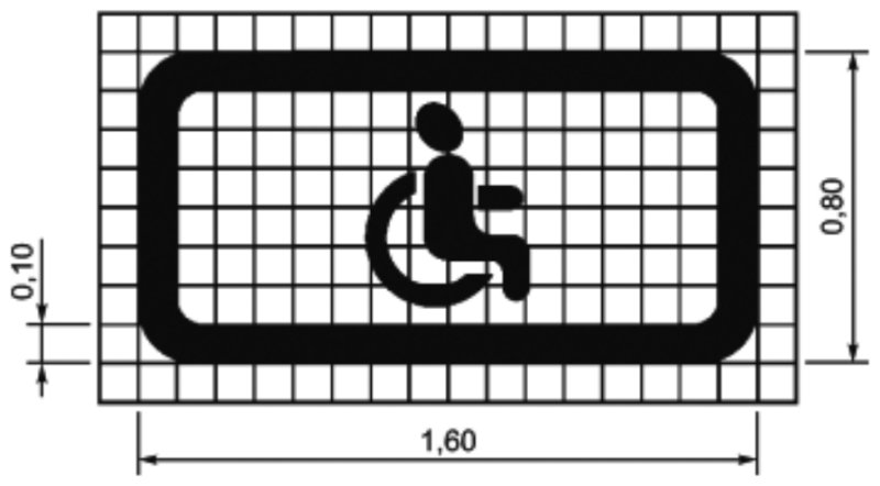Трафарет дорожной разметки 1.24.1