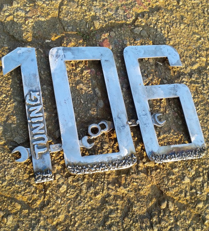 Табличка на гараж с номером