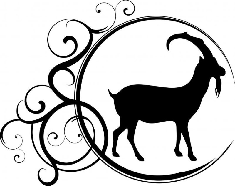 Козерог силуэт