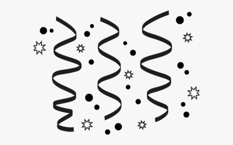 Новогодний серпантин на окнах