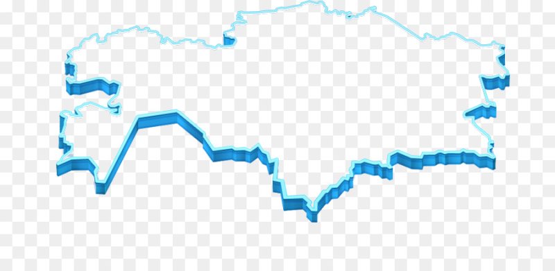 Граница с Казахстаном вектор