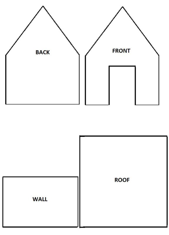 Пряничный домик схема