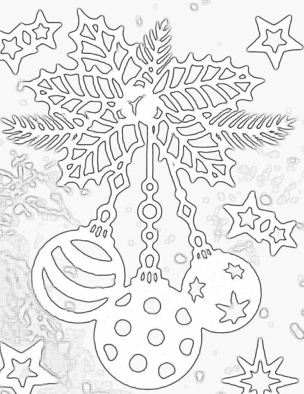 Вытынанки на окна новогодние