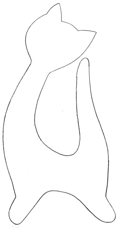 Выкройка кота