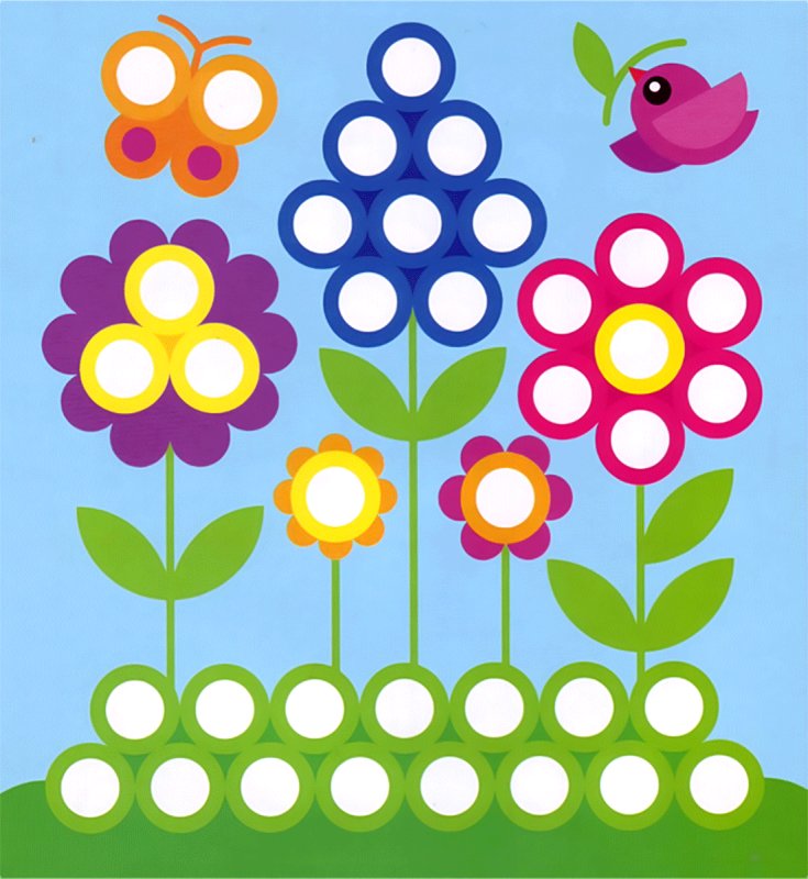 Бабочка пластилиновые заплатки для малышей