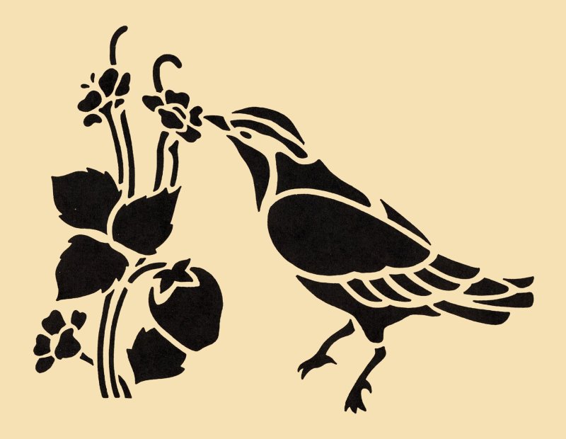 Трафареты животных для декора