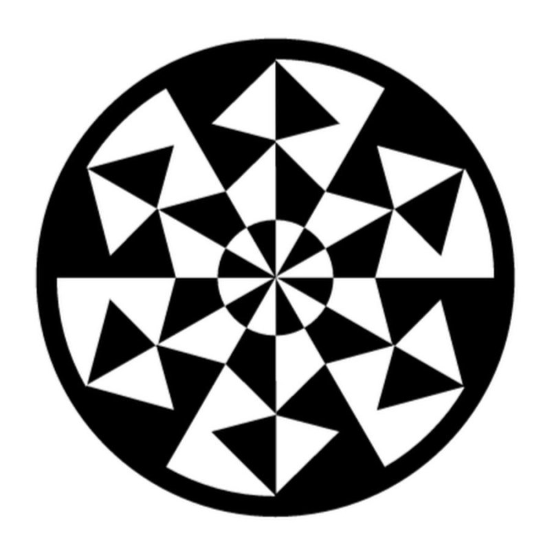 Калейдоскоп трафарет