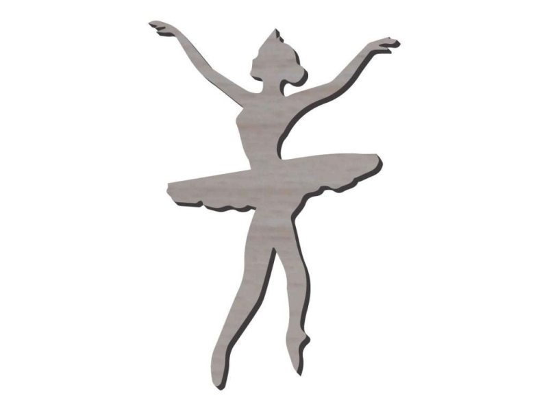 Балерина фигурка из бумаги