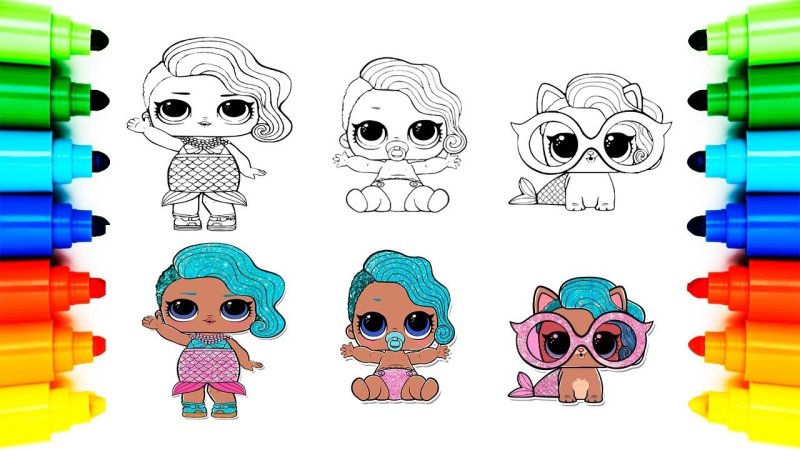 Куколка ЛОЛ рисунок